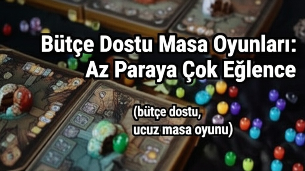 Bütçe Dostu Masa Oyunları: Az Paraya Çok Eğlence (bütçe dostu, ucuz masa oyunu)