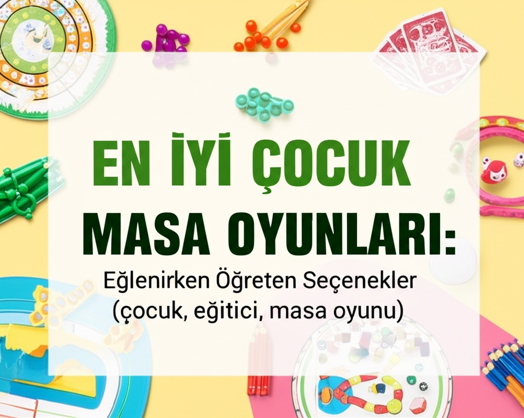 En İyi Çocuk Masa Oyunları: Eğlenirken Öğreten Seçenekler (çocuk, eğitici, masa oyunu)