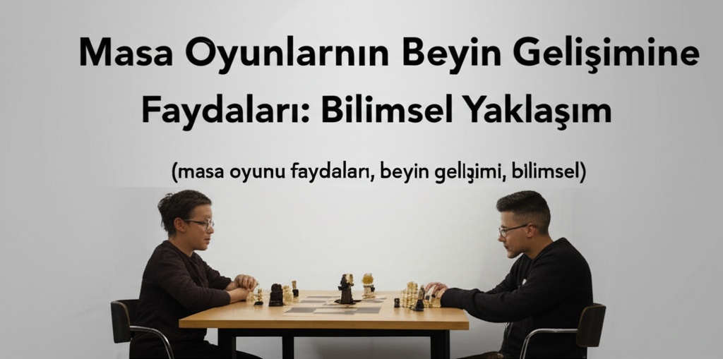 Masa Oyunlarının Beyin Gelişimine Faydaları: Bilimsel Yaklaşım (masa oyunu faydaları, beyin gelişimi, bilimsel)