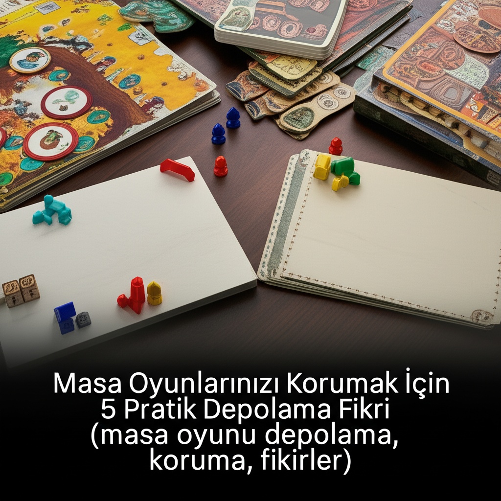 Masa Oyunlarınızı Korumak İçin 5 Pratik Depolama Fikri (masa oyunu depolama, koruma, fikirler)