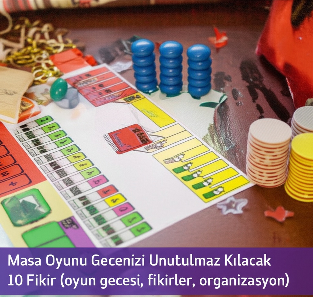 Masa Oyunu Gecenizi Unutulmaz Kılacak 10 Fikir (oyun gecesi, fikirler, organizasyon)