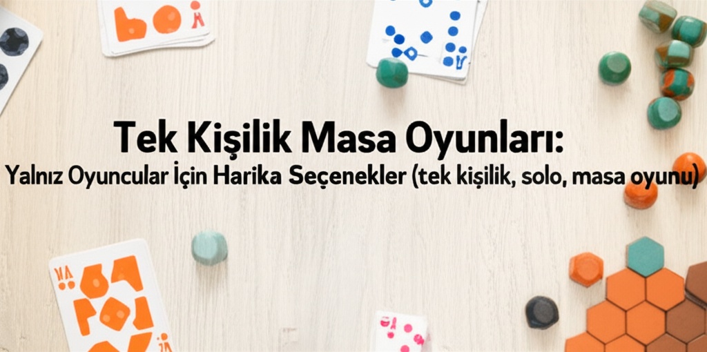 Tek Kişilik Masa Oyunları: Yalnız Oyuncular İçin Harika Seçenekler (tek kişilik, solo, masa oyunu)